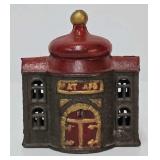 c1910's AC Williams Cast Iron 'Presto' Coin Bank