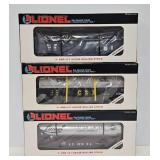 Train - (3) Lionel O-Gauge Freight Cars (MIB)