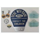 (7) Old Ford Motor Co Advertising Pieces