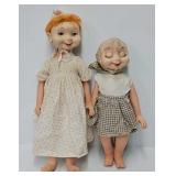 (2) 1960 American Doll Co. Whimsie Dolls