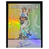 2011L Valiant Zack Wheeler Rookie Autograph Card