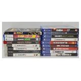 (17) Playstation 3,4 & 5 Video Game Cartridges