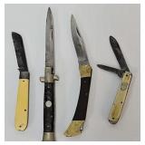 (4) Vintage Pocket Knives