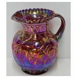 Fenton Ruby Red Carnival Glass 9' Pitcher