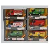 (6) Corgi 1:43 Die Cast Mack Truck Promo Models