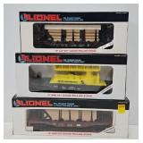 Train - (3) Lionel O-Gauge Freight Cars (MIB)