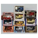 (10 Different) Ertl Die Cast Automotive Coin Banks