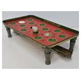 c1930's Snap Ball In & Out Tabletop Tin Litho Game