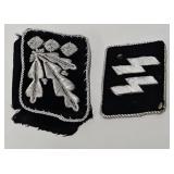 Military - WWII German Waffen-SS Collar Tabs