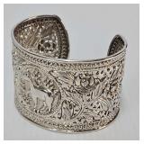 Native American Sterling Silver Cuff Bracelet