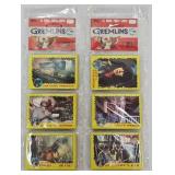 2 Unopened 1984 Gremlins 45 Card Packs