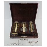 Near Complete Antique Optometrist Trial Lens Set