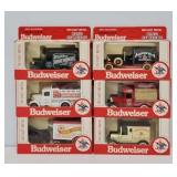 Set (6) 1979 Hartoy 1:64 Budweiser Trucks (MIB)