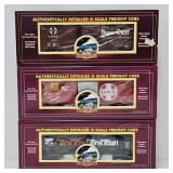 Train - (3) MTH O-Gauge Freight Cars (MIB)