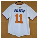 NY Knicks Jalen Brunson Tribute Basketball Jersey