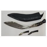 Military - 3 Pc Gurkha Knife & Scabbard