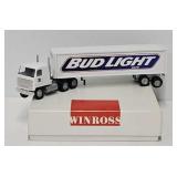 Winross Die Cast Bud Light Beer Tractor Trailer