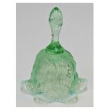 Fenton Willow Green Opalescent Art Glass Bell