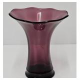 7 1/2' Amethyst Glass Vase