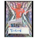 2023L Exotic Justin Crawford Ltd Edition Autograph