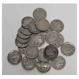 (25) Asst Buffalo Nickels