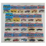 (21) Asst ERTL 1:64 Die Cast Cars