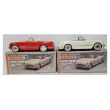 Tin Litho 1954 Chevy Corvettes Models