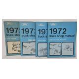 Complete 4 Book Set Ford 1972 Truck Manuals