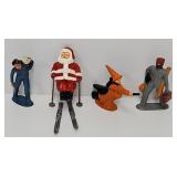 Train - (4) Die Cast Putz Figures