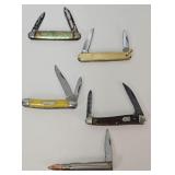 (5) Vintage Pocket Knives