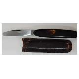 C.R. Knecht Faux Tortoise Shell Pocket Knife