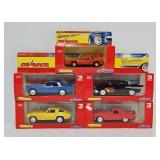 (5) Majorette  1:32 Die Cast Car Models (MIB)