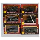 Set (6) Yorkshire Bell Telephone  Replica Trucks