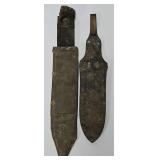 (2) Vintage US Military Knife Scabbards
