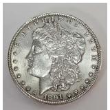 1891 Morgan Silver Dollar