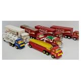 (7) Tonka & Buddy-L Pressed Steel Trucks