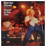 Promo - Warren Zevon 'Stand in the Fire' LP Record