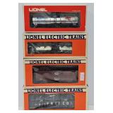 Train - (4) Lionel O-Gauge Train Cars (MIB)