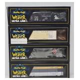 Train - (4) Weaver O-Gauge Freight Cars (MIB)