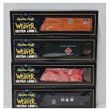 Train - (4) Weaver O-Gauge Freight Cars (MIB)