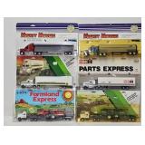 (6) Ertl 1:64 Die Cast Tractor Trailers (MIP)