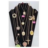(15 pcs)  Mid Century Jewelry