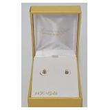 14k Gold and Diamond Earring Set (NIB)