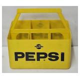 c1960's Pepsi Cola Yellow Plastic Bottle Carrier