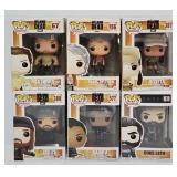 (6) TV & Movie Theme Funko Pop  Figures (MIB)