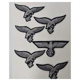 (6) Reproduction WWII German Patches