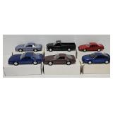 (6) Auto Dealer Promo Cars (MIB)