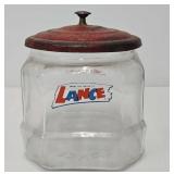 Antique Lance Crackers Country Store Jar