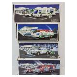 (4) Hess Gas Promo Trucks 1996, 98, 04 & 05 (MIB)