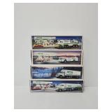 (4) Hess Gas Promo Trucks 1987, 89, 91 & 92